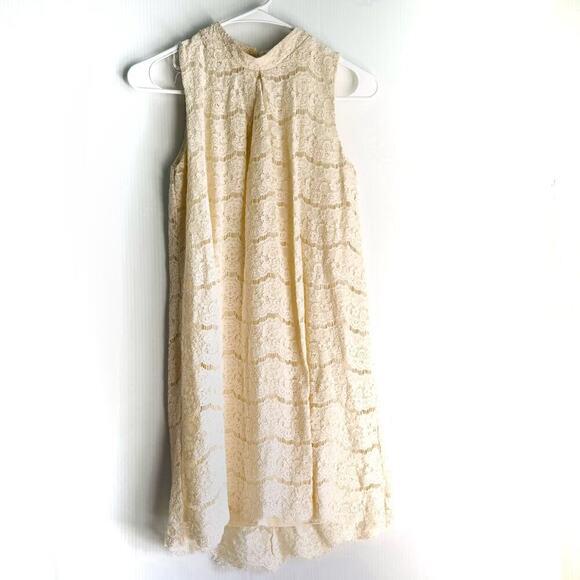 Art Class Cream Lace Dress Lined - Picture 1 of 4